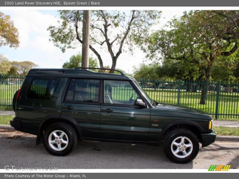 Epsom Green / Black 2003 Land Rover Discovery HSE