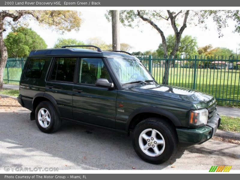 Epsom Green / Black 2003 Land Rover Discovery HSE