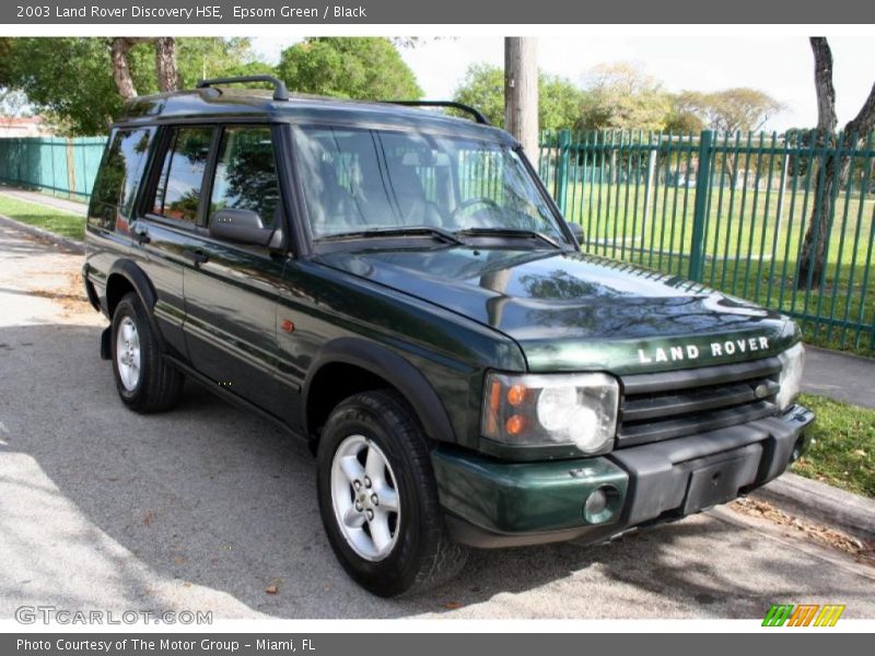 Epsom Green / Black 2003 Land Rover Discovery HSE