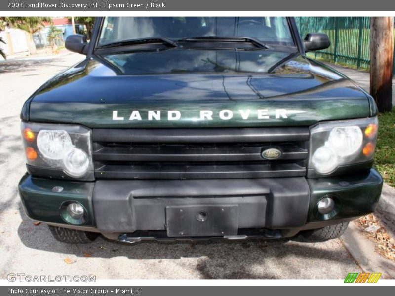 Epsom Green / Black 2003 Land Rover Discovery HSE