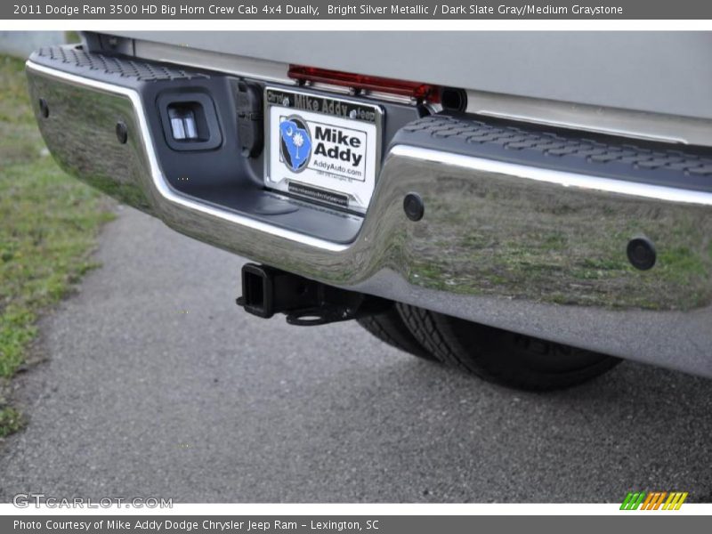 Bright Silver Metallic / Dark Slate Gray/Medium Graystone 2011 Dodge Ram 3500 HD Big Horn Crew Cab 4x4 Dually