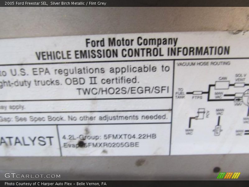 Silver Birch Metallic / Flint Grey 2005 Ford Freestar SEL