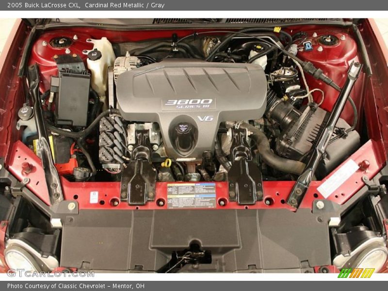 Cardinal Red Metallic / Gray 2005 Buick LaCrosse CXL