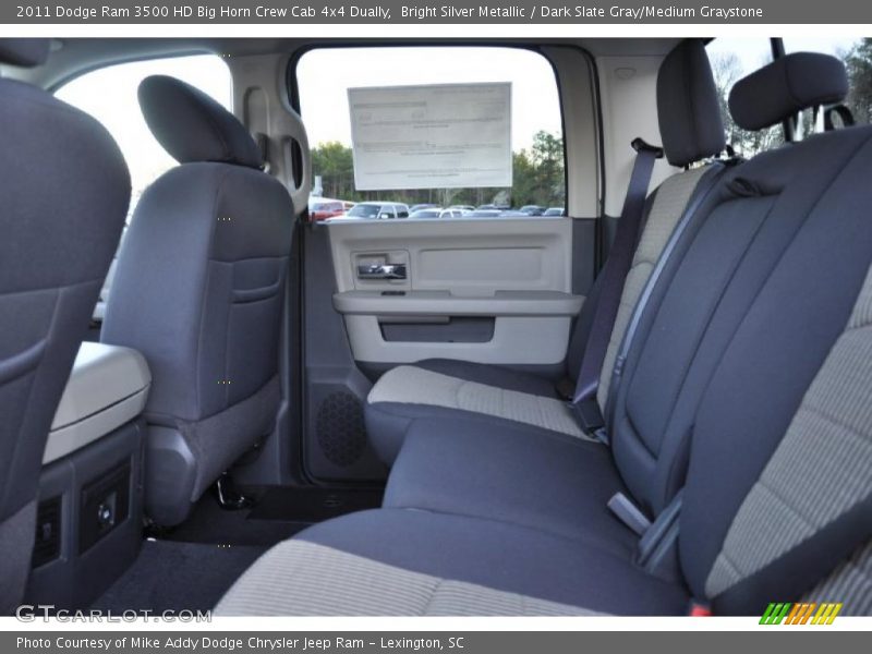 Bright Silver Metallic / Dark Slate Gray/Medium Graystone 2011 Dodge Ram 3500 HD Big Horn Crew Cab 4x4 Dually
