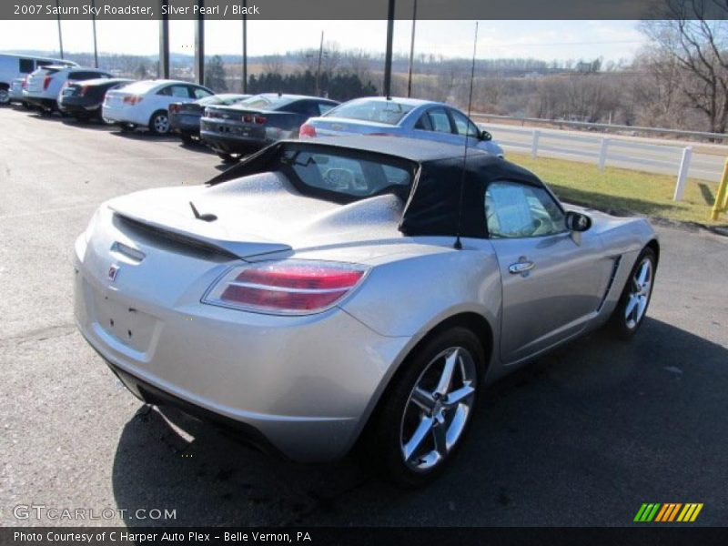 Silver Pearl / Black 2007 Saturn Sky Roadster