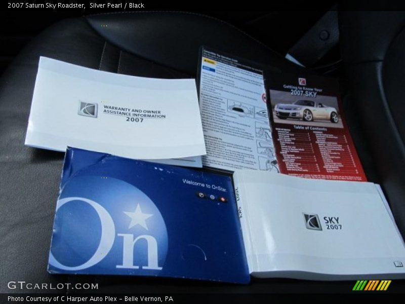 Silver Pearl / Black 2007 Saturn Sky Roadster