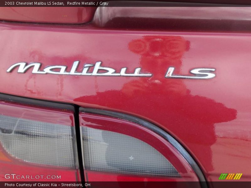 Redfire Metallic / Gray 2003 Chevrolet Malibu LS Sedan