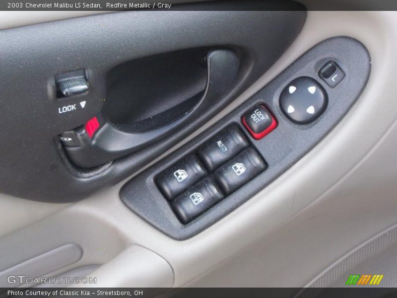 Redfire Metallic / Gray 2003 Chevrolet Malibu LS Sedan