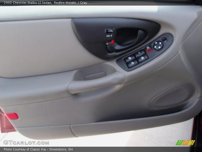 Redfire Metallic / Gray 2003 Chevrolet Malibu LS Sedan