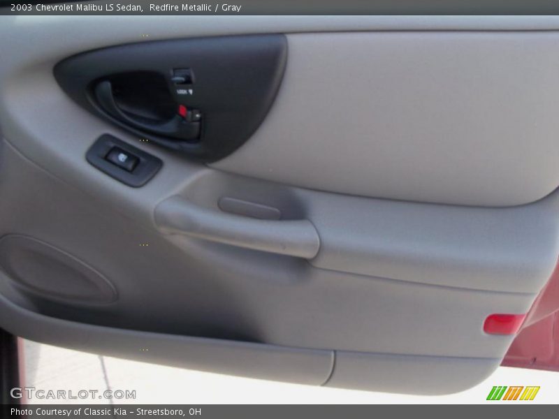 Redfire Metallic / Gray 2003 Chevrolet Malibu LS Sedan