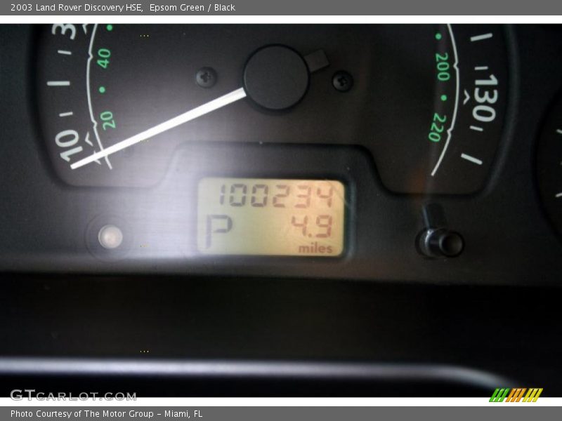Epsom Green / Black 2003 Land Rover Discovery HSE