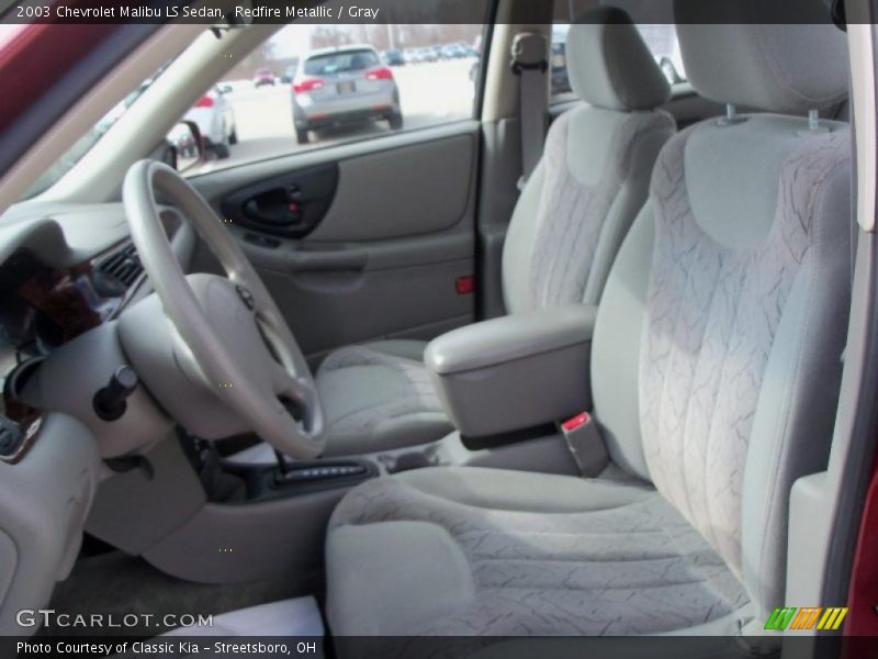Redfire Metallic / Gray 2003 Chevrolet Malibu LS Sedan