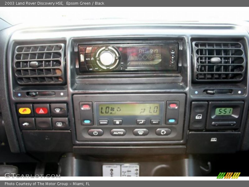 Epsom Green / Black 2003 Land Rover Discovery HSE