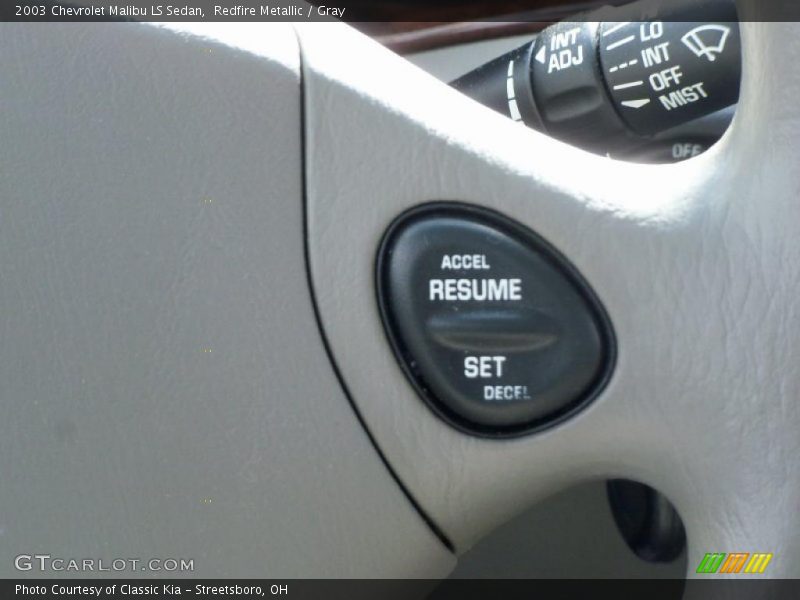 Redfire Metallic / Gray 2003 Chevrolet Malibu LS Sedan