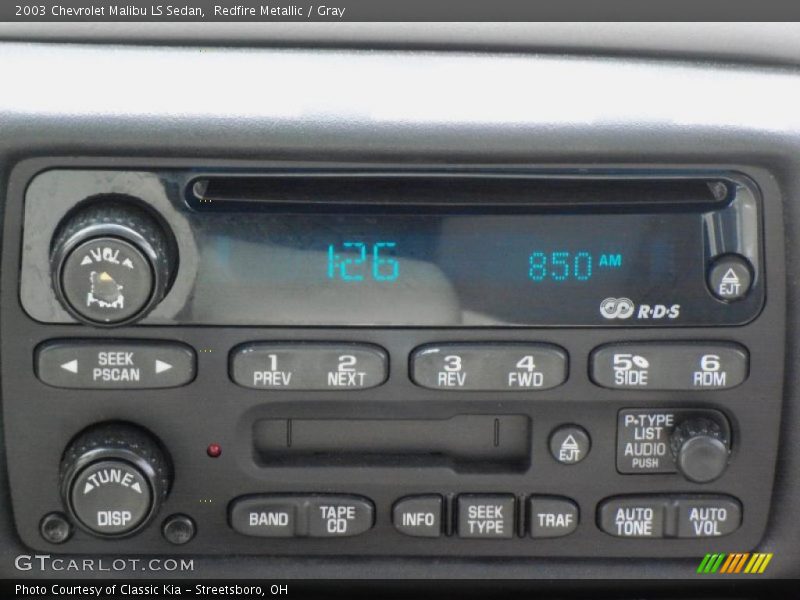 Redfire Metallic / Gray 2003 Chevrolet Malibu LS Sedan