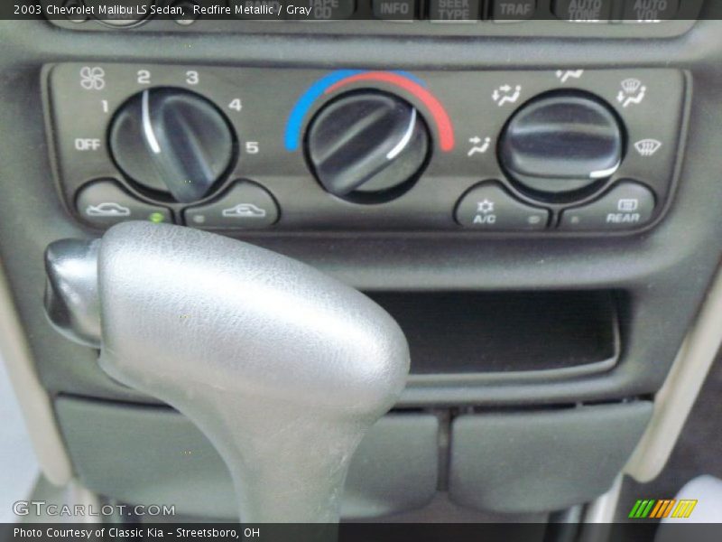 Redfire Metallic / Gray 2003 Chevrolet Malibu LS Sedan