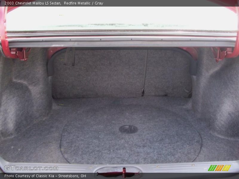 Redfire Metallic / Gray 2003 Chevrolet Malibu LS Sedan