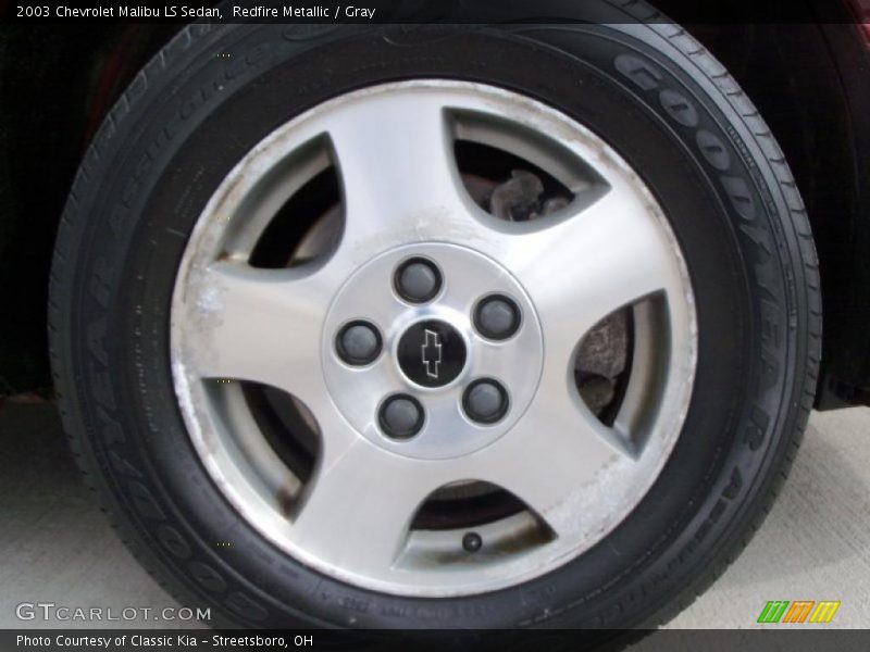 Redfire Metallic / Gray 2003 Chevrolet Malibu LS Sedan