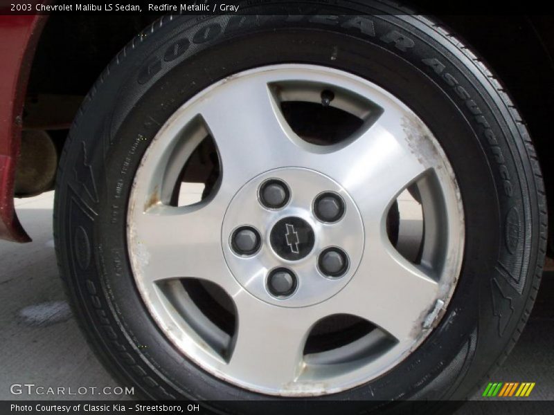 Redfire Metallic / Gray 2003 Chevrolet Malibu LS Sedan