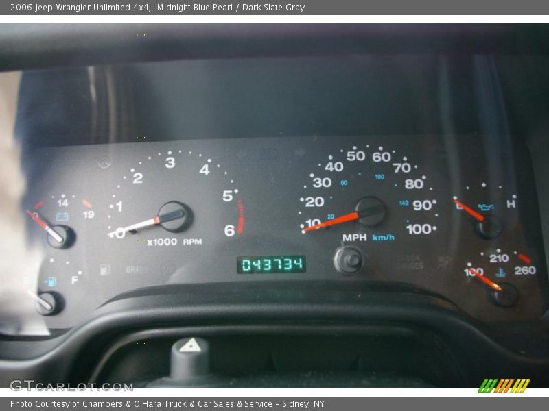 Midnight Blue Pearl / Dark Slate Gray 2006 Jeep Wrangler Unlimited 4x4