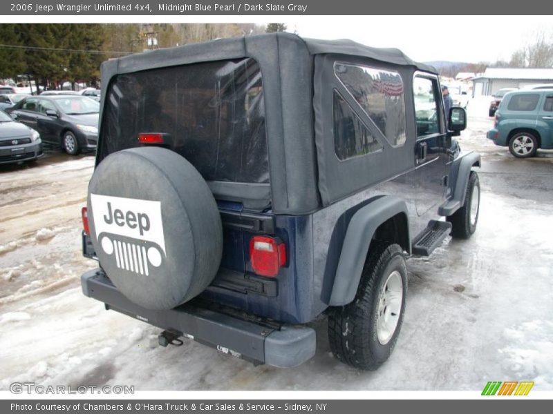 Midnight Blue Pearl / Dark Slate Gray 2006 Jeep Wrangler Unlimited 4x4