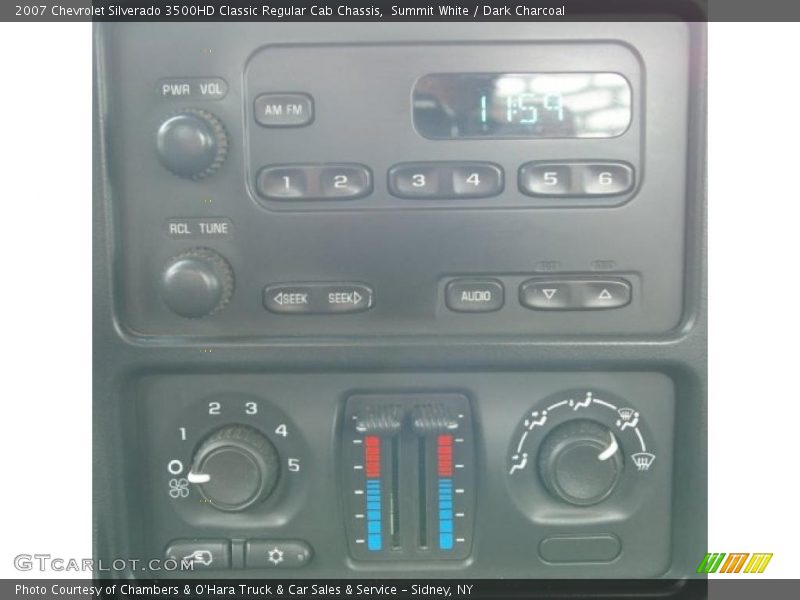 Summit White / Dark Charcoal 2007 Chevrolet Silverado 3500HD Classic Regular Cab Chassis
