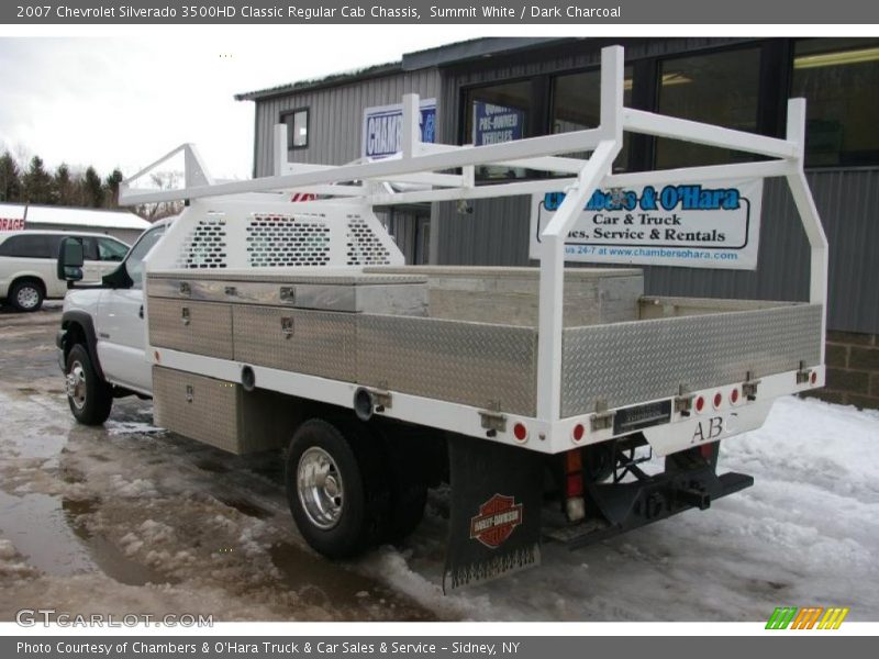 Summit White / Dark Charcoal 2007 Chevrolet Silverado 3500HD Classic Regular Cab Chassis
