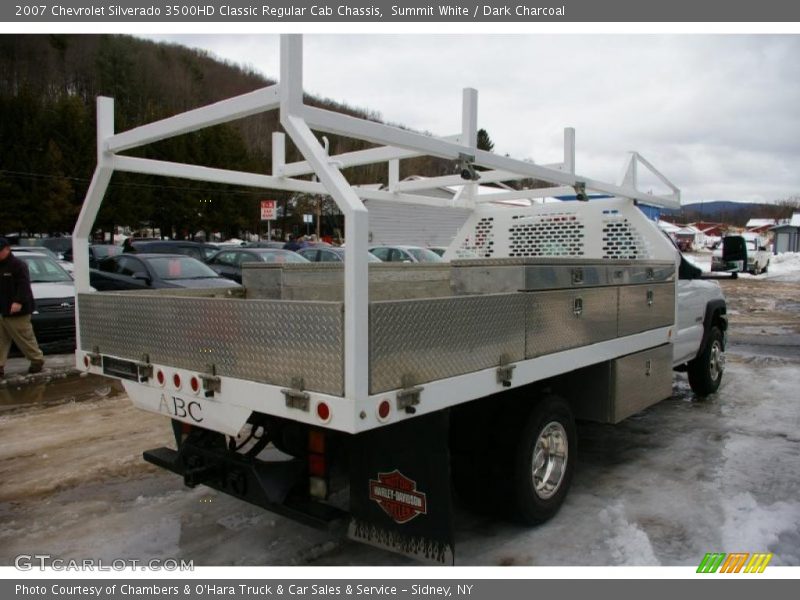 Summit White / Dark Charcoal 2007 Chevrolet Silverado 3500HD Classic Regular Cab Chassis