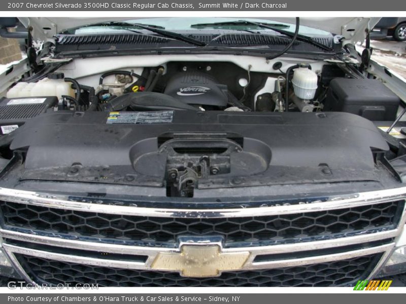 Summit White / Dark Charcoal 2007 Chevrolet Silverado 3500HD Classic Regular Cab Chassis