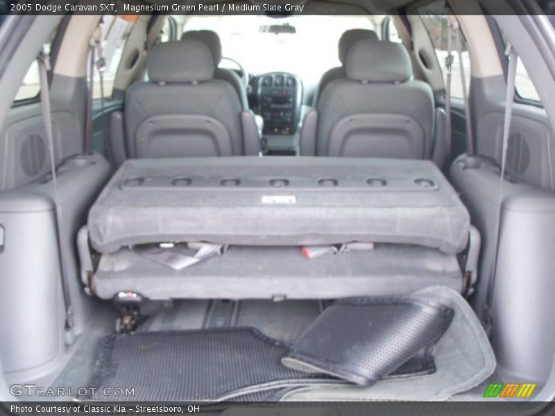 Magnesium Green Pearl / Medium Slate Gray 2005 Dodge Caravan SXT