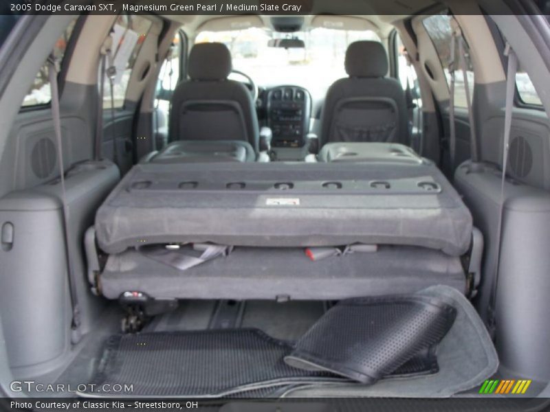 Magnesium Green Pearl / Medium Slate Gray 2005 Dodge Caravan SXT