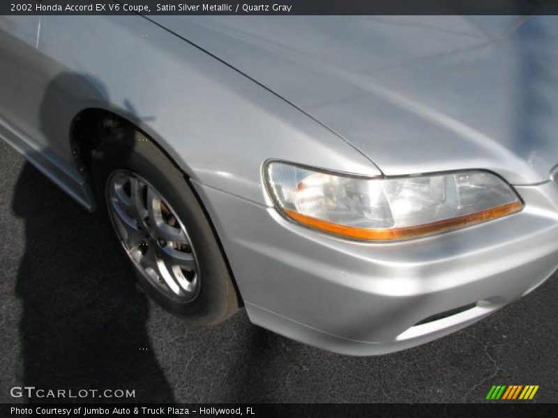 Satin Silver Metallic / Quartz Gray 2002 Honda Accord EX V6 Coupe