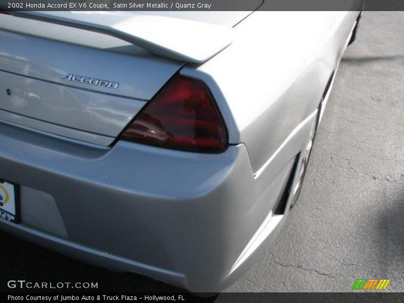 Satin Silver Metallic / Quartz Gray 2002 Honda Accord EX V6 Coupe