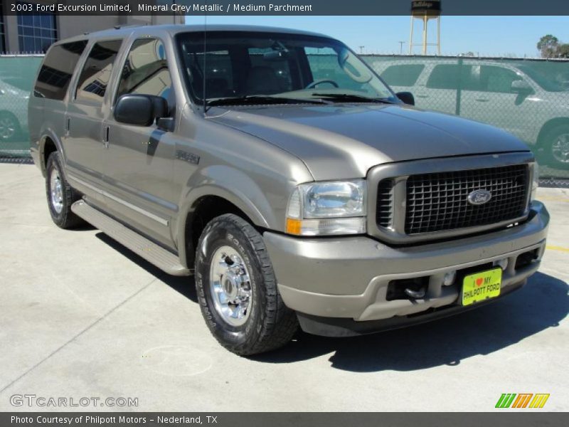 Mineral Grey Metallic / Medium Parchment 2003 Ford Excursion Limited