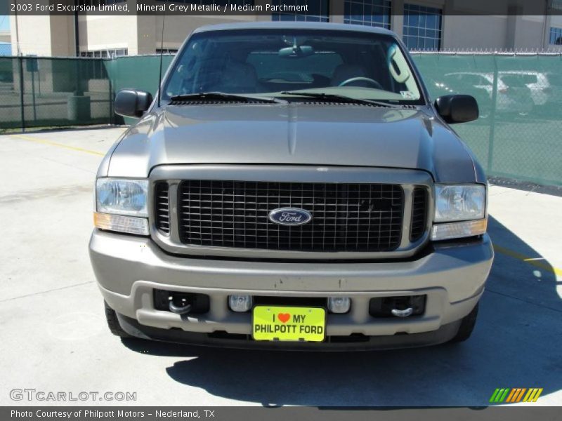 Mineral Grey Metallic / Medium Parchment 2003 Ford Excursion Limited