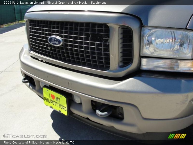 Mineral Grey Metallic / Medium Parchment 2003 Ford Excursion Limited