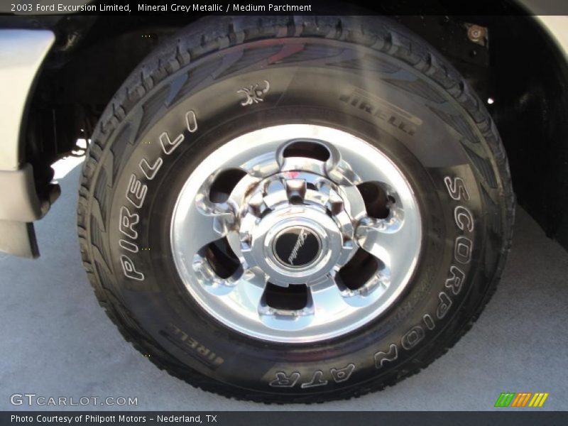 Mineral Grey Metallic / Medium Parchment 2003 Ford Excursion Limited