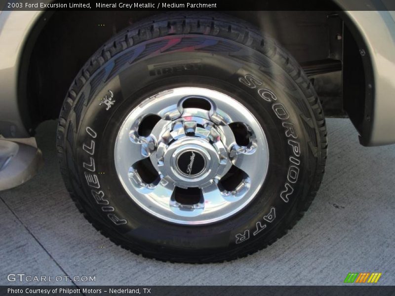 Mineral Grey Metallic / Medium Parchment 2003 Ford Excursion Limited