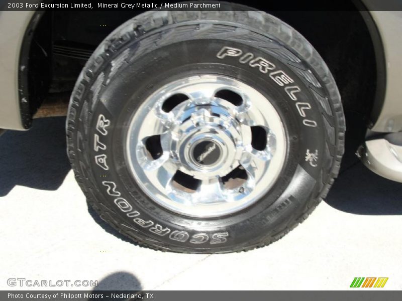 Mineral Grey Metallic / Medium Parchment 2003 Ford Excursion Limited