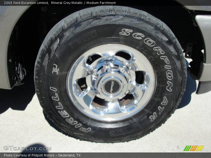 Mineral Grey Metallic / Medium Parchment 2003 Ford Excursion Limited