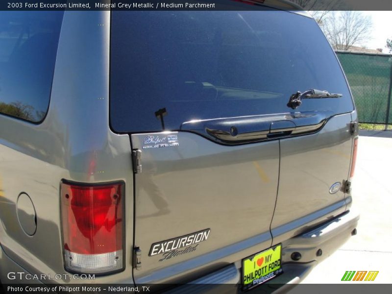 Mineral Grey Metallic / Medium Parchment 2003 Ford Excursion Limited