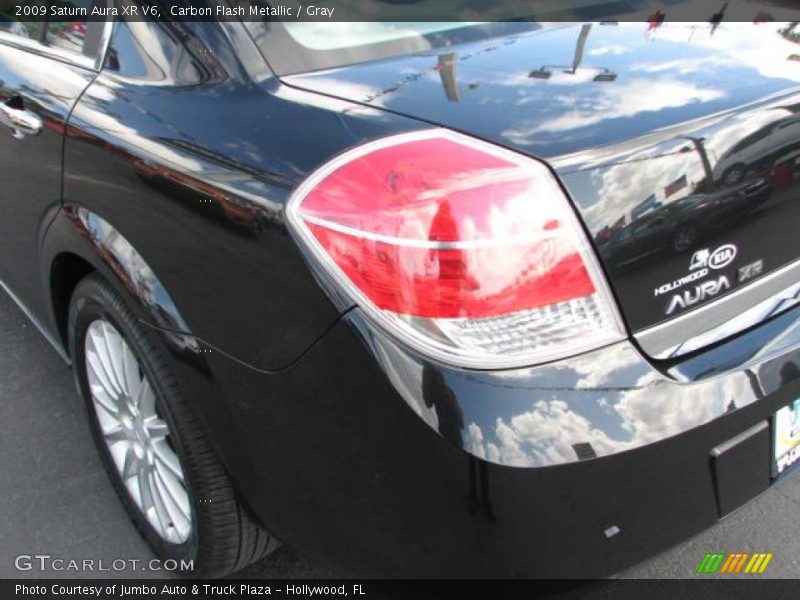 Carbon Flash Metallic / Gray 2009 Saturn Aura XR V6