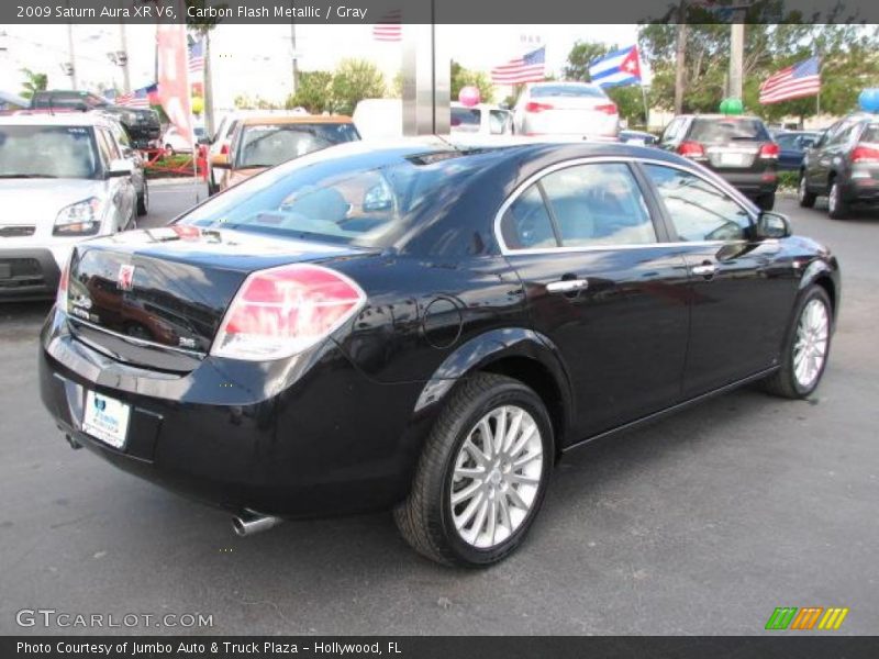 Carbon Flash Metallic / Gray 2009 Saturn Aura XR V6