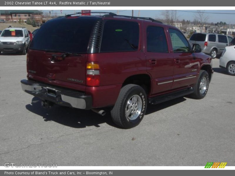 Redfire Metallic / Tan/Neutral 2002 Chevrolet Tahoe LT 4x4