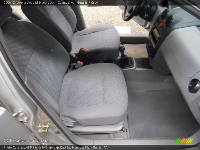  2004 Aveo LS Hatchback Gray Interior