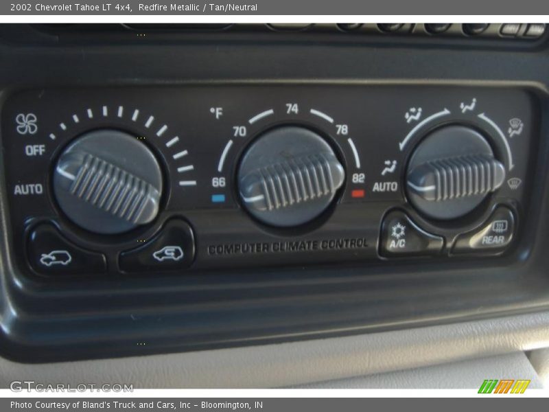 Redfire Metallic / Tan/Neutral 2002 Chevrolet Tahoe LT 4x4