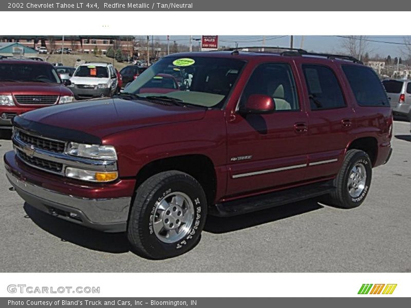 Redfire Metallic / Tan/Neutral 2002 Chevrolet Tahoe LT 4x4