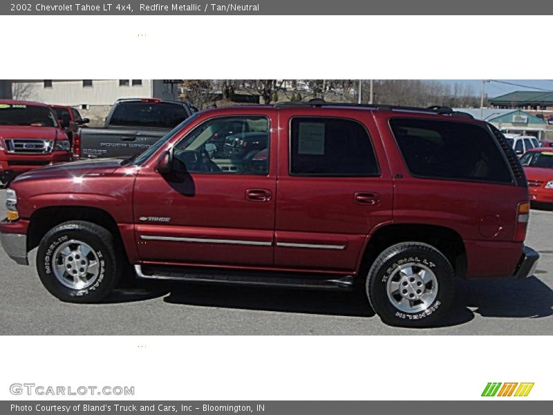 Redfire Metallic / Tan/Neutral 2002 Chevrolet Tahoe LT 4x4