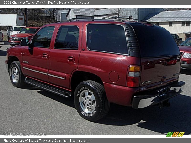 Redfire Metallic / Tan/Neutral 2002 Chevrolet Tahoe LT 4x4