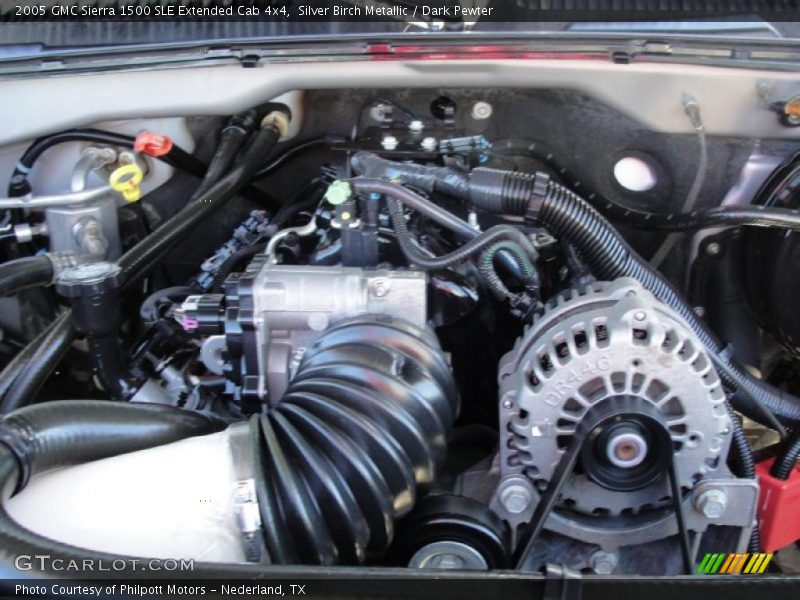  2005 Sierra 1500 SLE Extended Cab 4x4 Engine - 5.3 Liter OHV 16-Valve Vortec V8